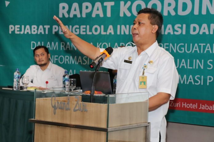 Diskominfosantik Kab Bekasi Gelar Rapat Koordinasi PPID
