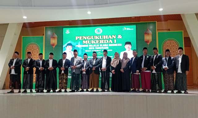 Dikukuhkan, MUI Kota Tangerang Perkuat Sinergi Ulama–Pemerintah Jaga Harmoni Kota
