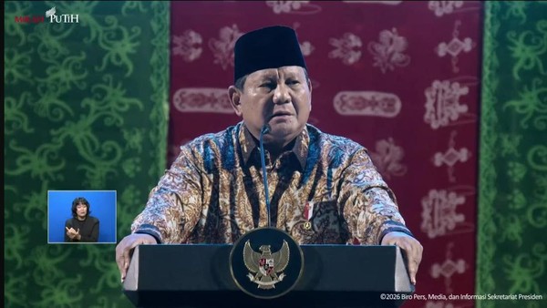 Prabowo Ucapkan Selamat Idul Fitri 1447 H, Ajak Rakyat Perkuat Persatuan dan Gotong Royong