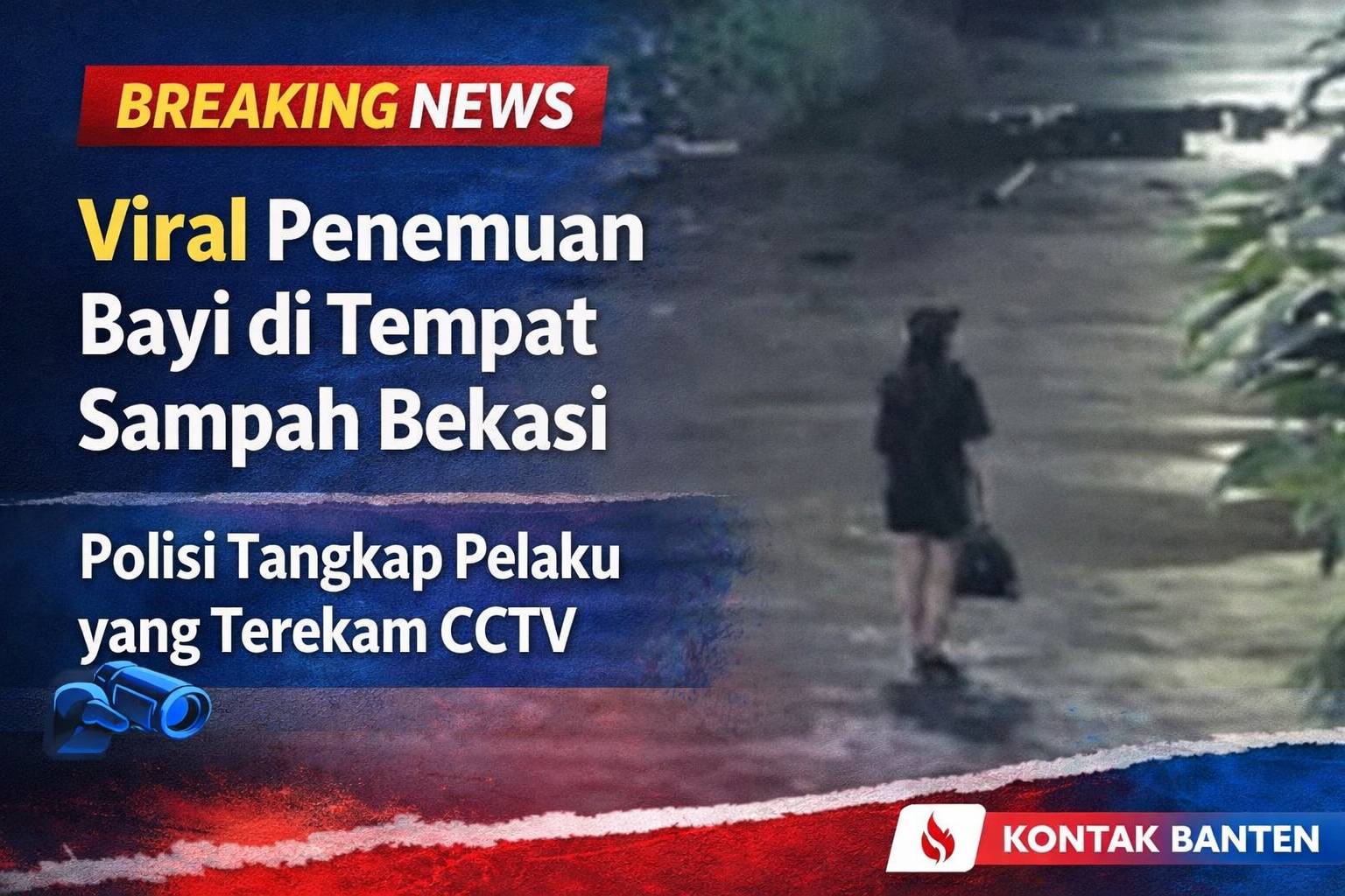 Viral Penemuan Bayi di Tempat Sampah Bekasi, Polisi Tangkap Pelaku yang Terekam CCTV
